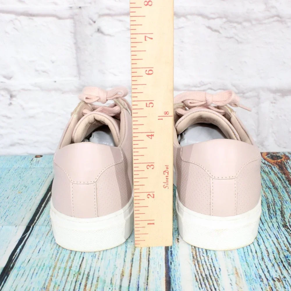 Greats Brookyln Women's Pink Leather Lace Up Low Top Sneakers Size US 9 - Picture 8 of 9
